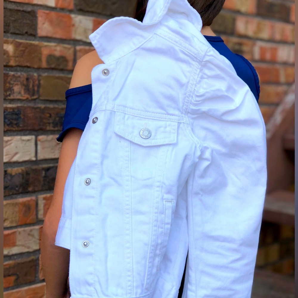 Girl’s White Gap Jean Jacket